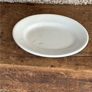 White Oval Serving Platter